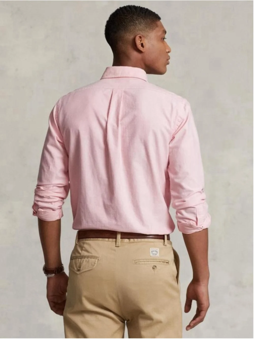 Polo Ralph Lauren Preppy Cotton Oxford Pink Shirt Classic Fit 100% Cotton